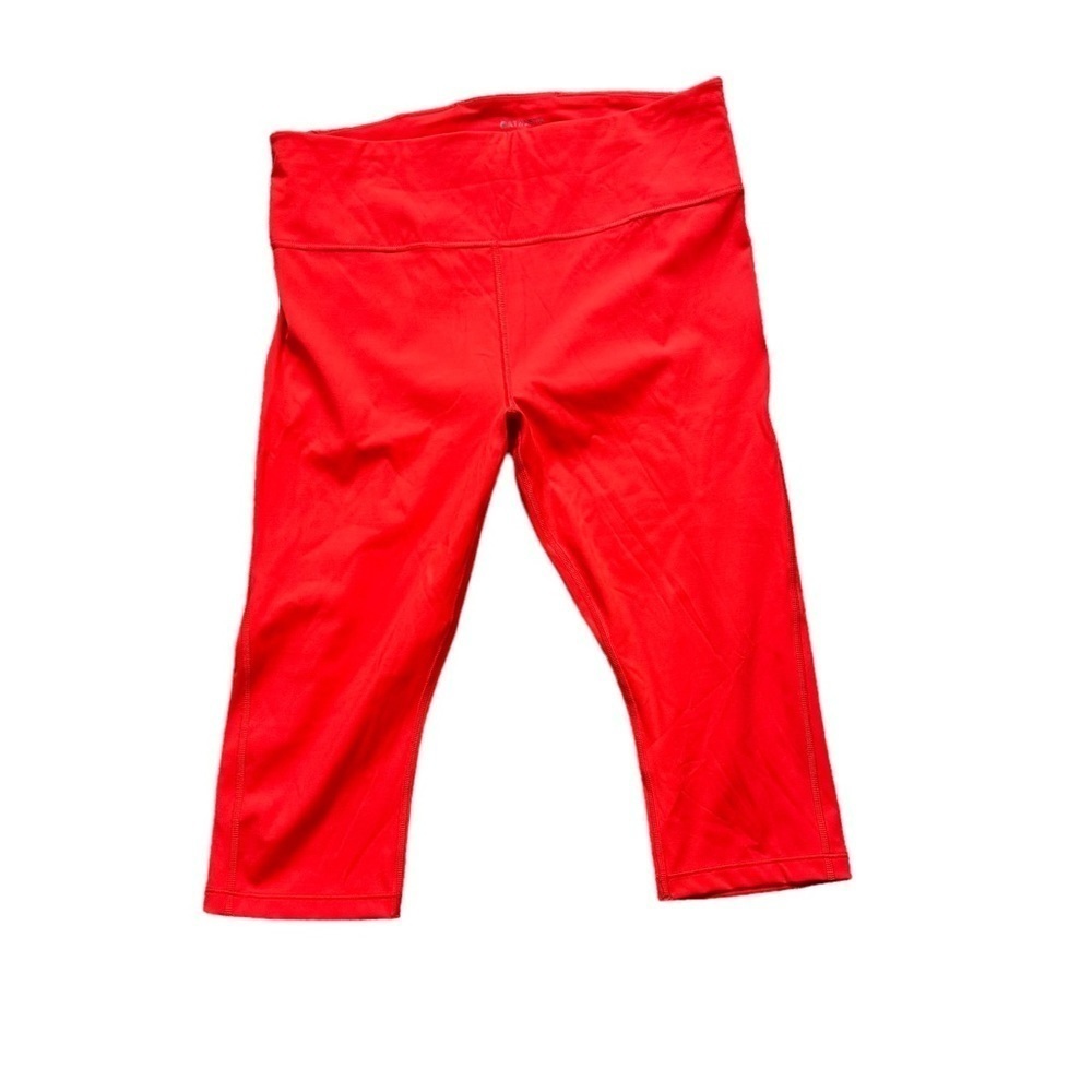 Athleta ‘Ultimate’ Stash Pocket Crop size L Red